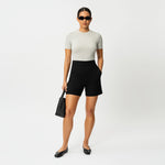 Light Ponte Shorts - Ninepine