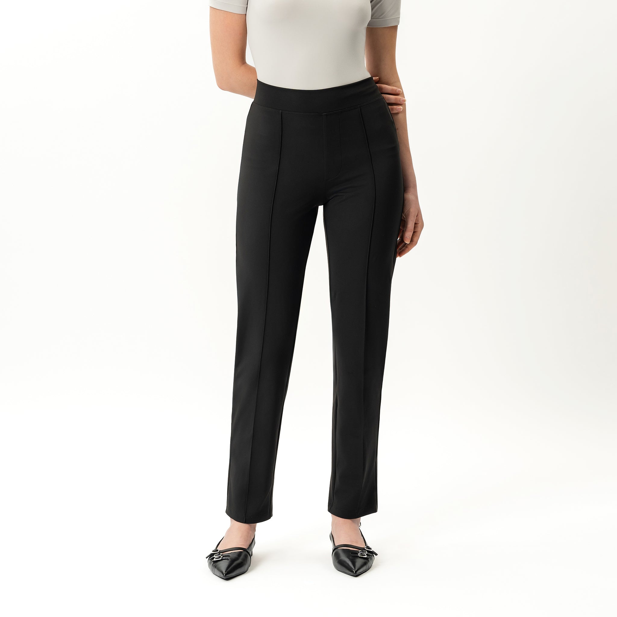 Asana Slim Front Crease Pant - Ninepine