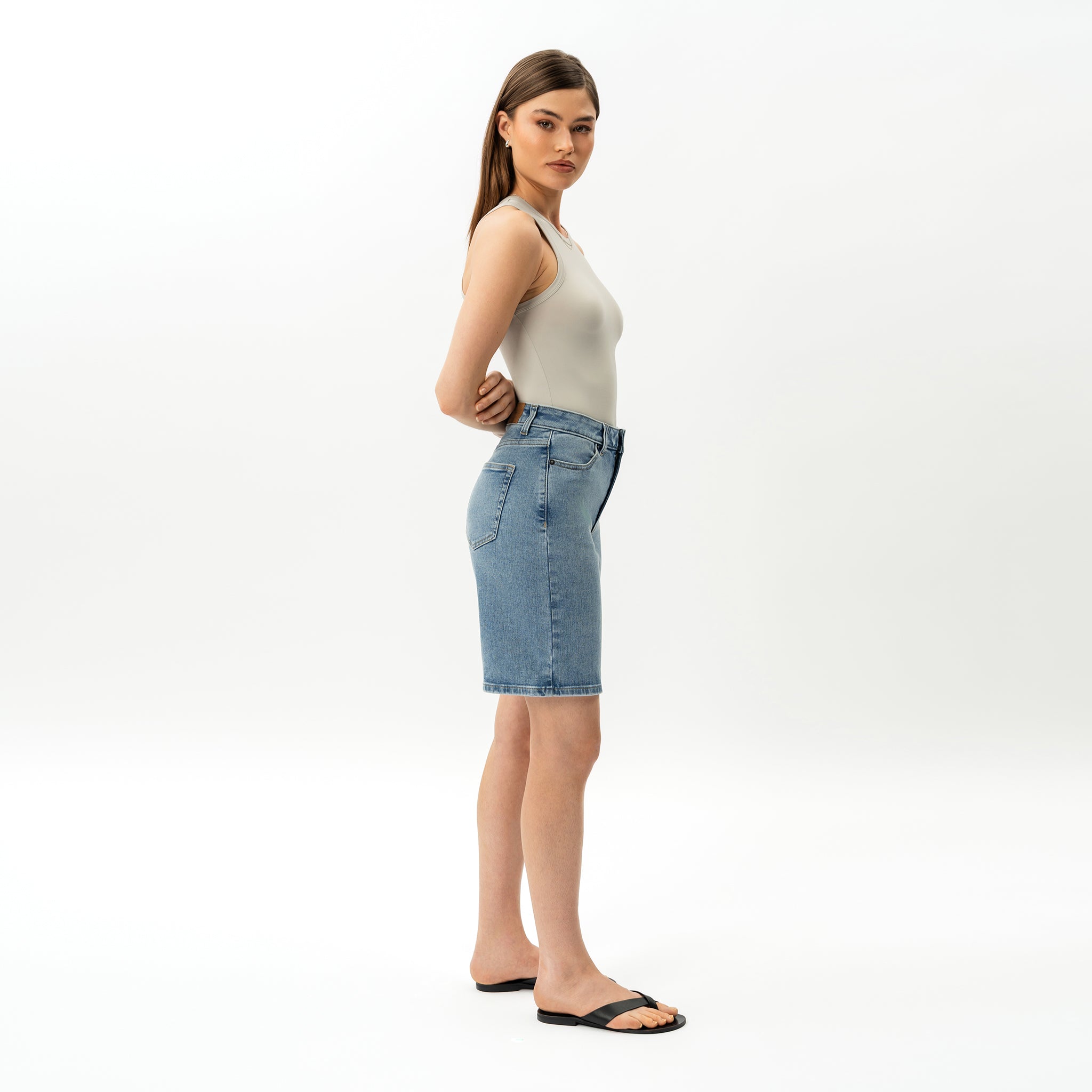 Stretchy ComfortDenim™ Shorts - Ninepine