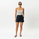 Light Ponte Shorts - Ninepine