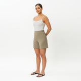 Light Ponte Shorts - Ninepine