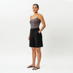 Light Ponte Shorts - Ninepine