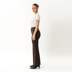 Crepe Bootcut Trouser - Ninepine