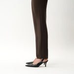 Crepe Slim Trouser - Ninepine