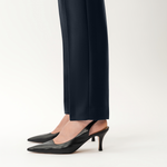 Crepe Slim Trouser - Ninepine