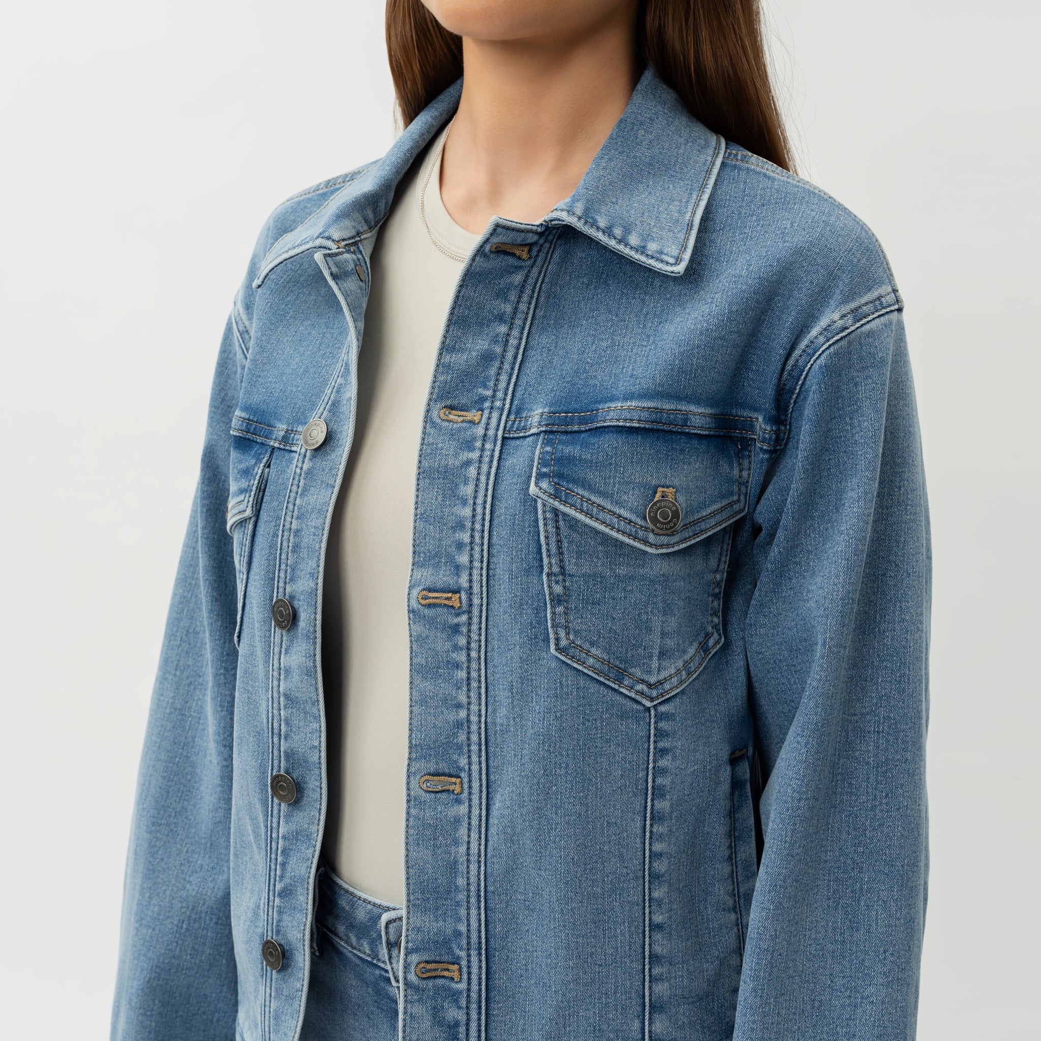 Stretchy ComfortDenim™ Jacket - Ninepine