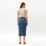 Stretchy ComfortDenim™ Skirt - Ninepine