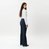 Tailored Ponte Bootcut Trouser - Ninepine