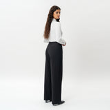Tailored Ponte Relaxed Trouser - Ninepine