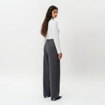 Tailored Ponte Relaxed Trouser - Ninepine