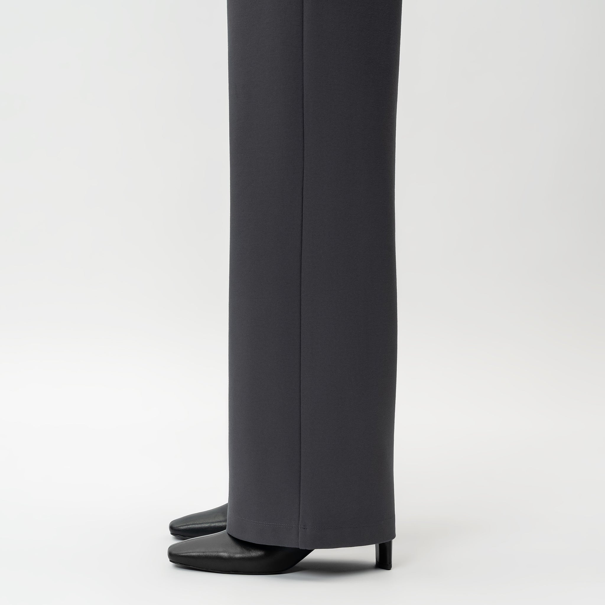 Tailored Ponte Relaxed Trouser - Ninepine