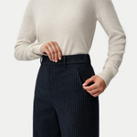 Flannel Daily Pant - Navy Pinstripe - Ninepine