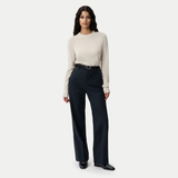 Flannel Daily Pant - Navy Pinstripe - Ninepine