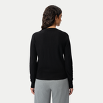 Merino Cardigan - Black - Ninepine