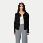 Merino Cardigan - Black - Ninepine