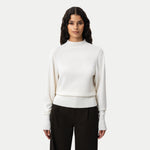 The Iconic Merino Sweater - Off-white - Ninepine