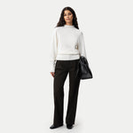 The Iconic Merino Sweater - Off-white - Ninepine