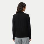 Merino Polo Shirt - Black - Ninepine