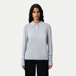 Merino Polo Shirt - Light Blue - Ninepine