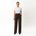 Crepe Relaxed Trouser - Ninepine