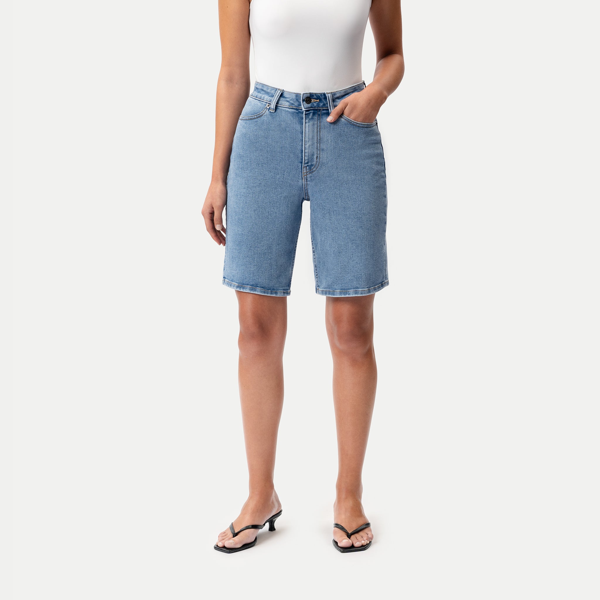 Stretchy ComfortDenim™ Shorts - Ninepine