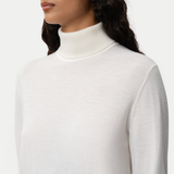 Merino Wool Relaxed Turtleneck - Ninepine