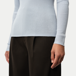 Merino Wool Ribbed Turtleneck - Ninepine