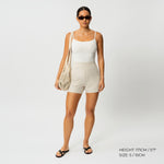 Light Ponte Shorts - Ninepine